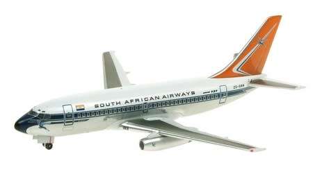 SAA South African Airways B737-200, ZS--SBM, "GAMTOOS', scale 1/400 by AVIATION 400